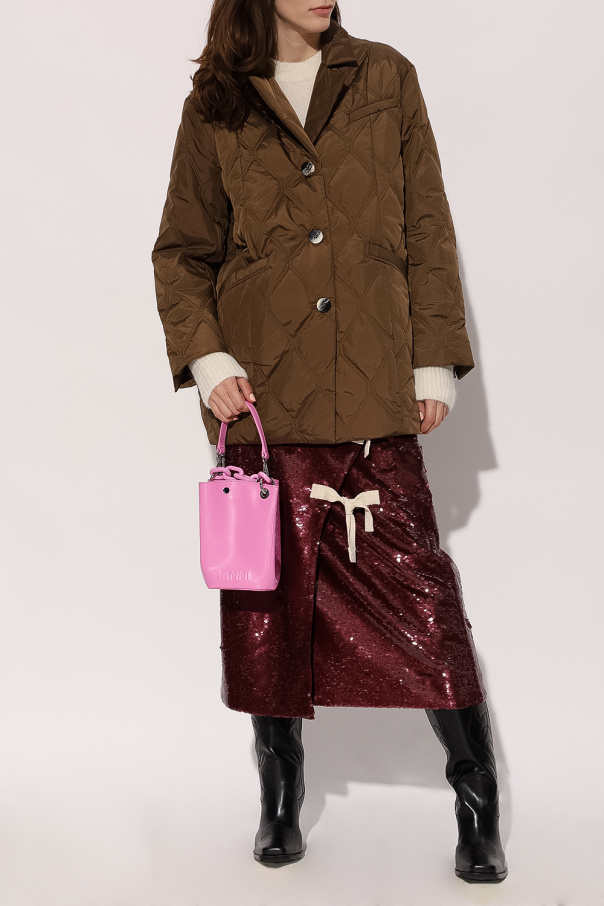 ファーコート　牛柄　itimi shury ganni nodress acne CHIGNON（シニヨン） ファーブルゾン / レディース ジャケット コート